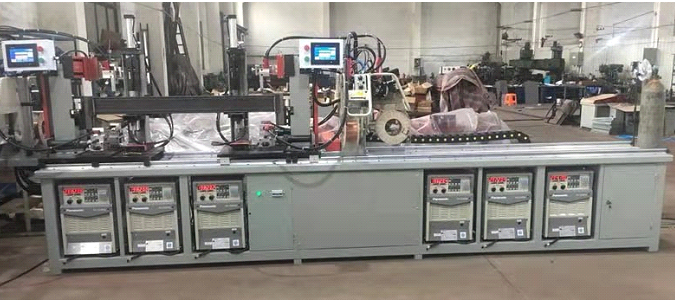 Máquina soldadura automática para perfiles,  shelf cross beam automatic welding machine, machine soudure automatique